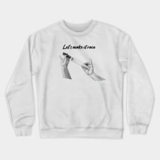 Persian Wedding - Knife Dance Ceremony - bride Crewneck Sweatshirt